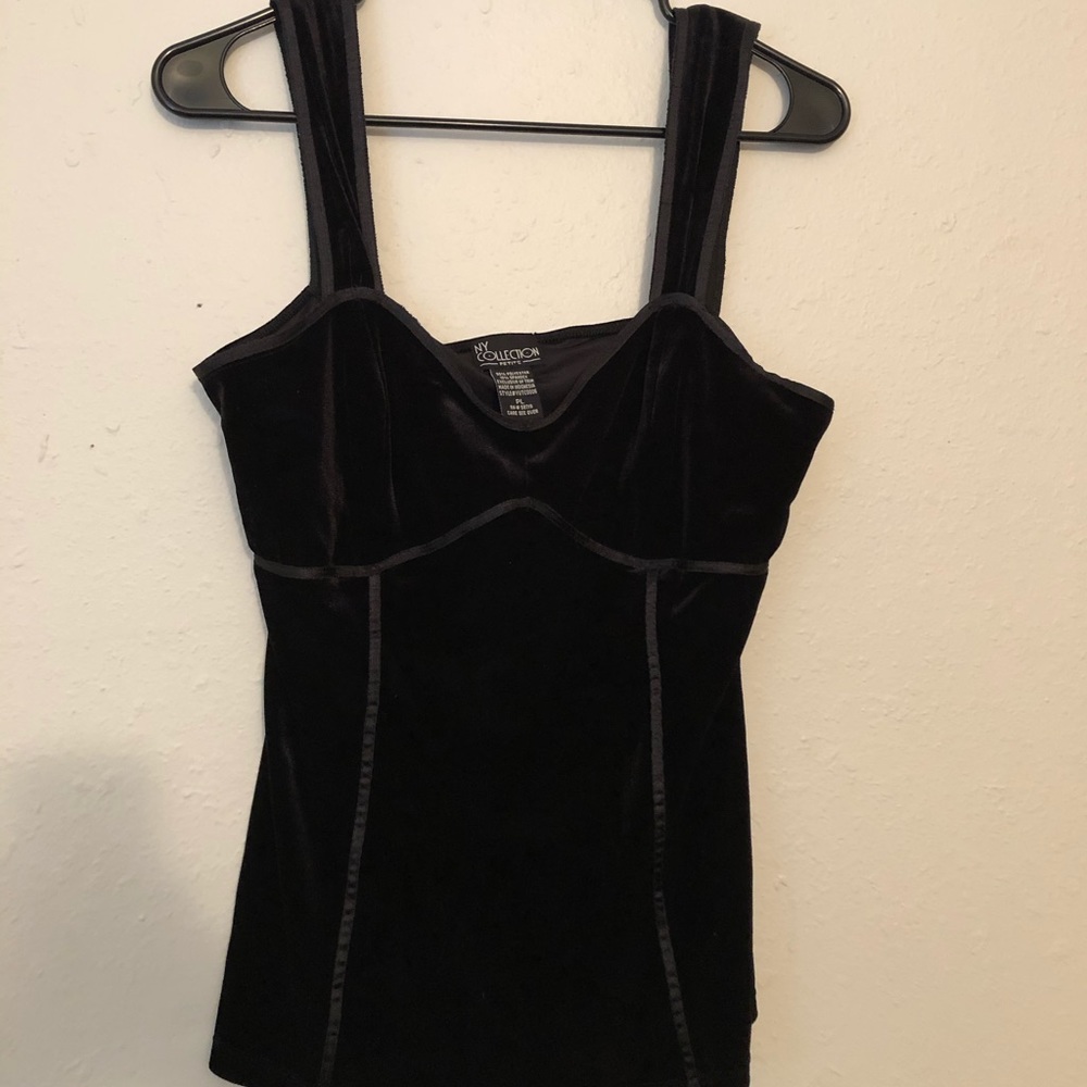 Velvet tank top